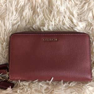 Coach Wristlet- Good Condition- Light Mauve